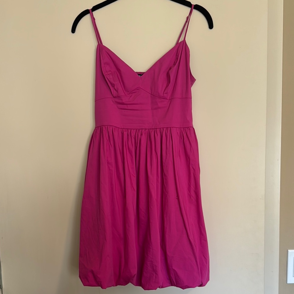 Express Vibrant Pink Bubble Dress